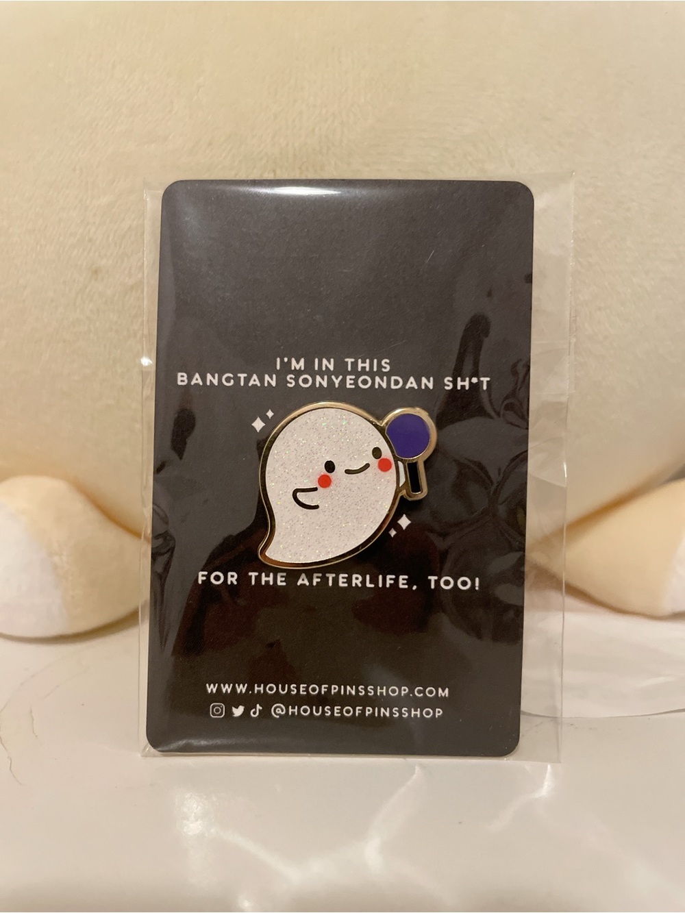 BTS ARMY Ghost Pin